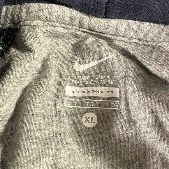 NIKE Nike World Full Zip Navy Blue Jacket Women’s XL - Picture 5 of 10